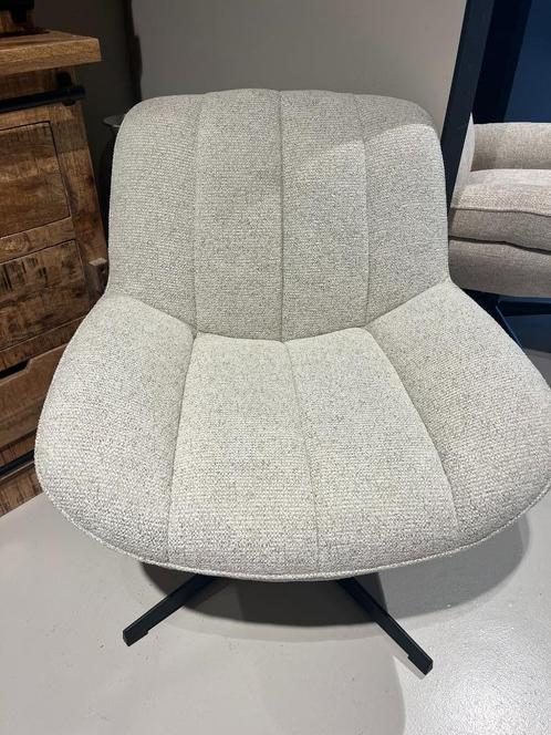 Fauteuil Siem, Huis en Inrichting, Stoelen, Nieuw, Eén, Metaal, Stof, Overige materialen, Wit, Ophalen