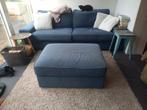 Blauwe hocker ( ikea), Eenpersoons, 75 tot 100 cm, Ophalen of Verzenden, Zo goed als nieuw