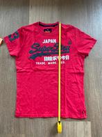 Rood sport t-shirt Super Dry Japan maat L nr 23, Ophalen of Verzenden, Zo goed als nieuw, Rood, Superdry
