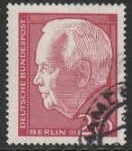Berlijn 1964 234 Lübke 20p, Gest, Ophalen of Verzenden, Overige periodes, Gestempeld