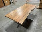Boomstam tafel 300CM!!, Gebruikt, 200 cm of meer, Ophalen of Verzenden, Vijf personen of meer