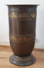 Paraplubak messing met vergulde versiering en binnenbak, Ophalen, Gebruikt, Overige materialen