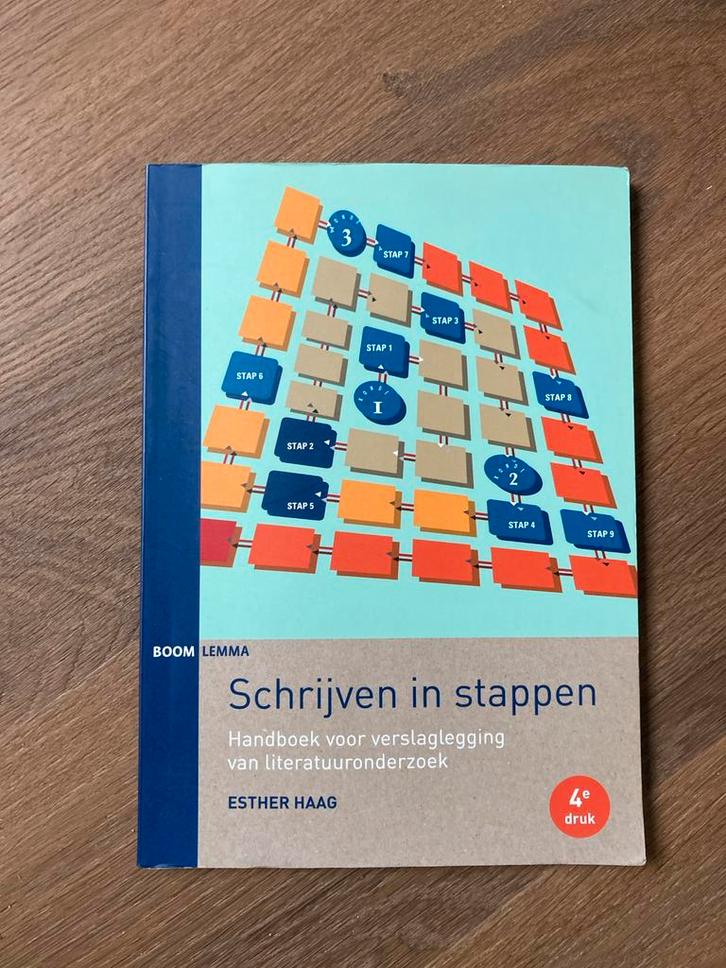 Schrijven in stappen - Handboek literatuuronderzoek, Boeken, Studieboeken en Cursussen, Zo goed als nieuw, HBO, Alpha, Ophalen of Verzenden