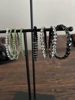 8 MOOIE ( VINTAGE ) ARMBANDJES  SAMEN €7,50, Ophalen of Verzenden, Zo goed als nieuw, Met strass