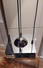 vintage Space Age design ufo hang lamp Dijkstra vierkant, Huis en Inrichting, Ophalen of Verzenden, Zo goed als nieuw, Glas, Minder dan 50 cm