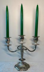 Kandelaar stijl Jugendstil met 4 kaarsen., Ophalen of Verzenden, Gebruikt, Overige materialen, 25 tot 50 cm