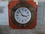 Maritieme Wandklok - Stijlvolle Decoratie, Ophalen of Verzenden, Zo goed als nieuw, Analoog, Wandklok