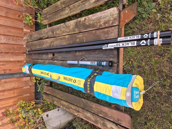 Duotons superhero 5.3 2021 tuigage zonder giek, Watersport en Boten, Windsurfen, Gebruikt, Zeil, Ophalen