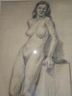 Harrie Kuyten  Conte Krijt tekening, Antiek en Kunst, Ophalen