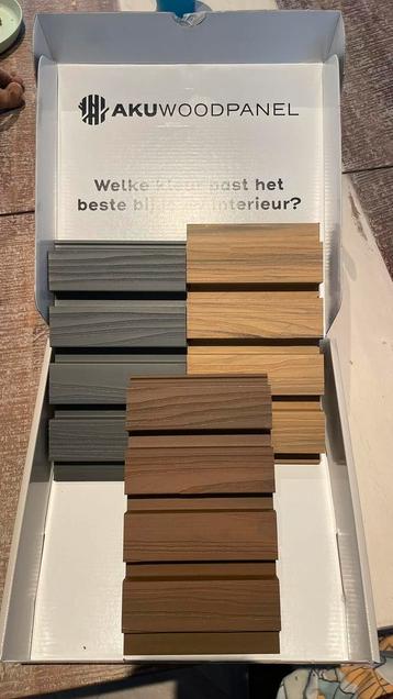 Samples composiet buitenpanelen Aluwoodpanel beschikbaar voor biedingen