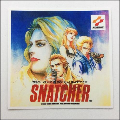 SNATCHER Konami Retro Arcade sd MSX Sticker, Verzamelen, Stickers, Nieuw, Overige typen, Verzenden