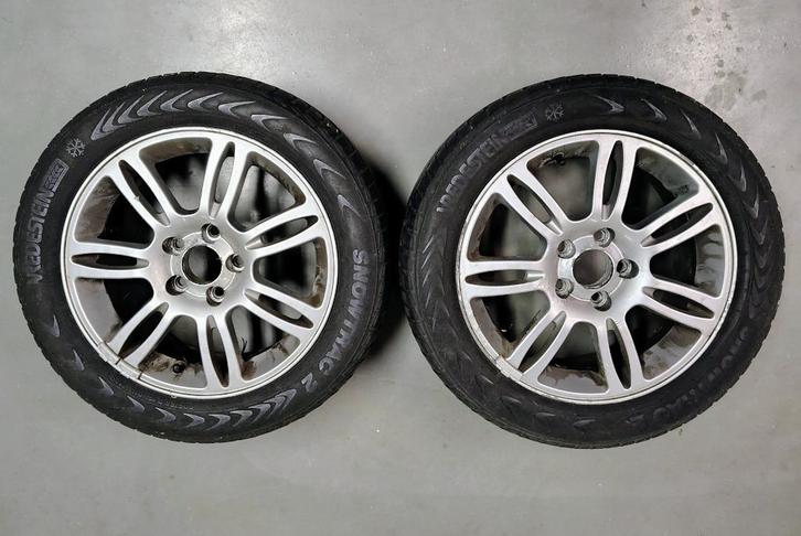 Banden met velgen, Auto-onderdelen, Banden en Velgen, Band(en), Winterbanden, 16 inch, 205 mm, Personenwagen, Gebruikt, Ophalen