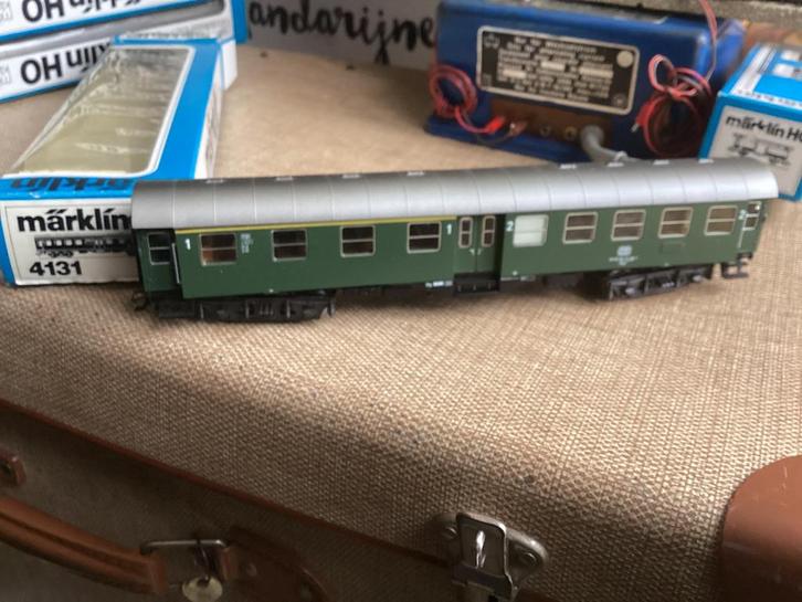Marklin 4131 DB 4assige ombouwer 1-2klas nette staat, Hobby en Vrije tijd, Modeltreinen | H0, Wagon, Wisselstroom, Märklin, Ophalen of Verzenden