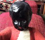 Mooi Antiek Donkere Pop , hoofd Celluloid, Antiek en Kunst, Antiek | Speelgoed, Ophalen of Verzenden