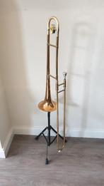Holton tenor trombone, Muziek en Instrumenten, Blaasinstrumenten | Trombones, Ophalen of Verzenden, Gebruikt, Tenor, Met koffer