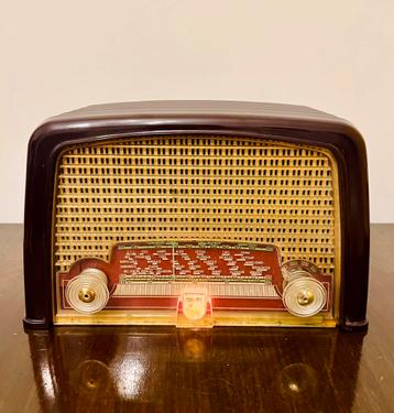 PRACHTIGE BUIZENRADIO PHILIPS BF121.01U VINTAGE 1954 PARIJS