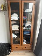 Houten kast gratis ophalen, Huis en Inrichting, Kasten | Vitrinekasten, Ophalen, Met plank(en), Gebruikt, Eikenhout