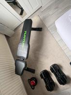 Complete fitness set: Tunturi bank, dumbbells & Zeuz kettleb, Ophalen, Zo goed als nieuw, Benen, Dumbbell