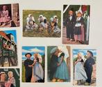 8x Hollandse klederdracht ansichtkaarten vintage, Ophalen of Verzenden, Voor 1920, Klederdracht