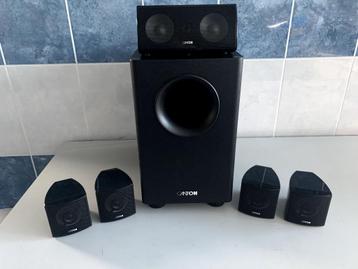 CANTON 5.1 SPEAKERSET ( ZWART ) 540 WATTS TOTAAL 