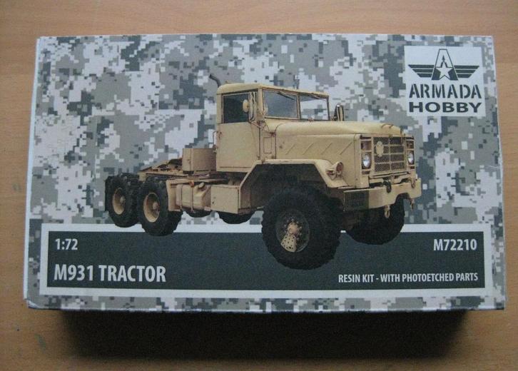 USA M931 Big Foot trekker Resin bouwkit 1/72, Hobby en Vrije tijd, Modelbouw | Auto's en Voertuigen, Nieuw, Truck, 1:50 of kleiner