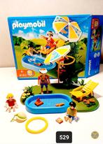 Playmobil zwembad compleet als nieuw in doos, Ophalen of Verzenden, Zo goed als nieuw, Complete set