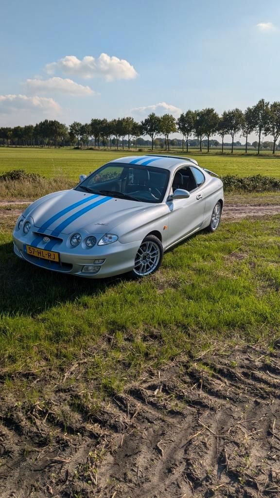 Hyundai Coupé 2.0 I F 2001 Grijs, Auto's, Hyundai, Particulier, Coupé, Benzine, D, Coupé, Handgeschakeld, Origineel Nederlands