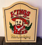 Kings Lodge Dartkabinet inclusief Dartbord en pijlen, Sport en Fitness, Darts, Ophalen of Verzenden, Gebruikt, Dartbord met pijlen