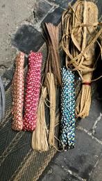 Raffia strengen gevlochten rotan geweven stro tarwestro, Ophalen of Verzenden, Nieuw