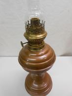 Olielamp, roodkoper, tafellamp, Antiek en Kunst, Antiek | Lampen, Ophalen of Verzenden