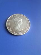 1995 Jersey 2 pounds in zilver Proof, zeldzaam, Postzegels en Munten, Munten | Europa | Niet-Euromunten, Verzenden, Overige landen