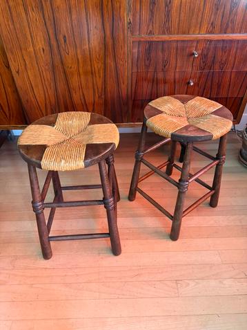 2 mooie vintage brutalist krukjes wabi sabi frans beschikbaar voor biedingen
