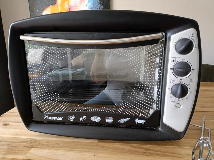 Bestron Oven met Spit - Caravan/Boot, Witgoed en Apparatuur, Ovens, Gebruikt, Vrijstaand, Oven met grill, Minder dan 45 cm, 45 tot 60 cm