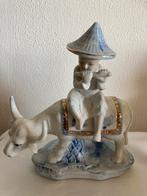 Chinees Porselein Beeld: Jongen op Waterbuffel, Ophalen of Verzenden