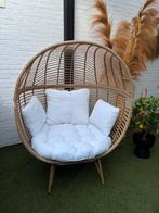 Nieuwe tuin loveseat Egg eitje waterbestendig rotan, Tuin en Terras, Tuinstoelen, Ophalen, Zo goed als nieuw, Rotan