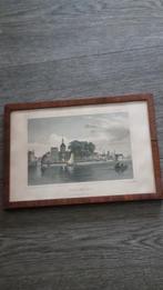 Staalgravure Dordrecht, Antiek en Kunst, Kunst | Etsen en Gravures, Ophalen of Verzenden