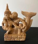 Beeld van speksteen een scène  uit hindoeistische mythologie, Huis en Inrichting, Woonaccessoires | Boeddhabeelden, Ophalen of Verzenden