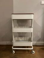 IKEA Raskog Trolley - Wit - Zo goed als nieuw, Huis en Inrichting, Woonaccessoires | Overige, Ophalen, Zo goed als nieuw