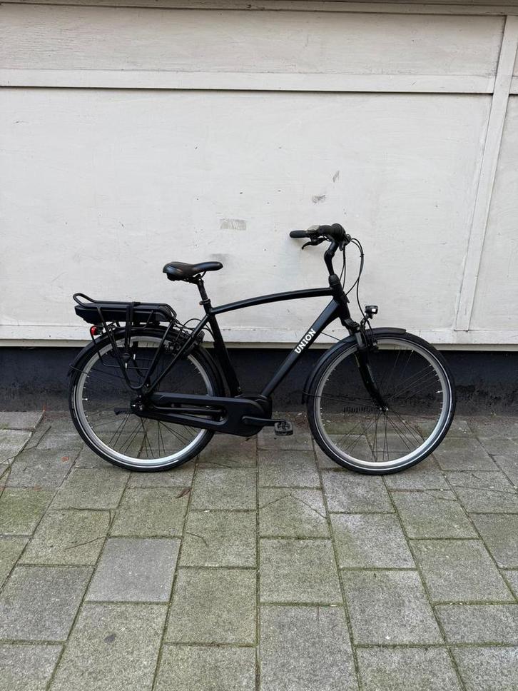 Union elektrische heren fiets bosch middenmoter, Fietsen en Brommers, Fietsen | Dames | Damesfietsen, Zo goed als nieuw, Overige merken