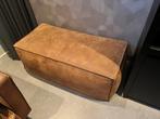 Be pure hocker, Huis en Inrichting, Banken | Voetenbanken en Poefen, Ophalen, Gebruikt, 50 tot 75 cm, Leer