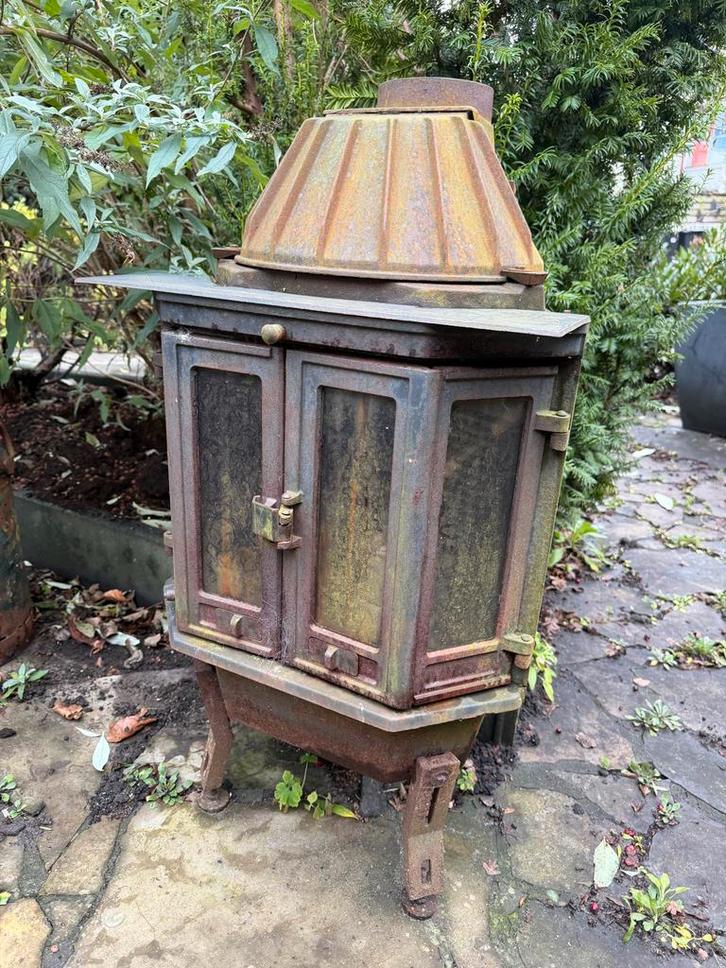 Gietijzeren Houtkachel - Klassiek Model, Huis en Inrichting, Kachels, Gebruikt, Vrijstaand, Houtkachel, Hout, Ophalen of Verzenden