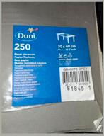 Duni Papieren Placemats - 250 stuks - Nieuw, Ophalen of Verzenden, Nieuw, Overige materialen, Los bestek