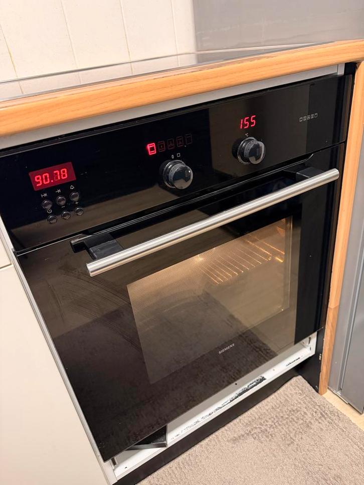 Siemens Inbouw Oven - Gebruikt, Witgoed en Apparatuur, Ovens, Gebruikt, Inbouw, Oven met grill, 45 tot 60 cm, Hete lucht, Ophalen