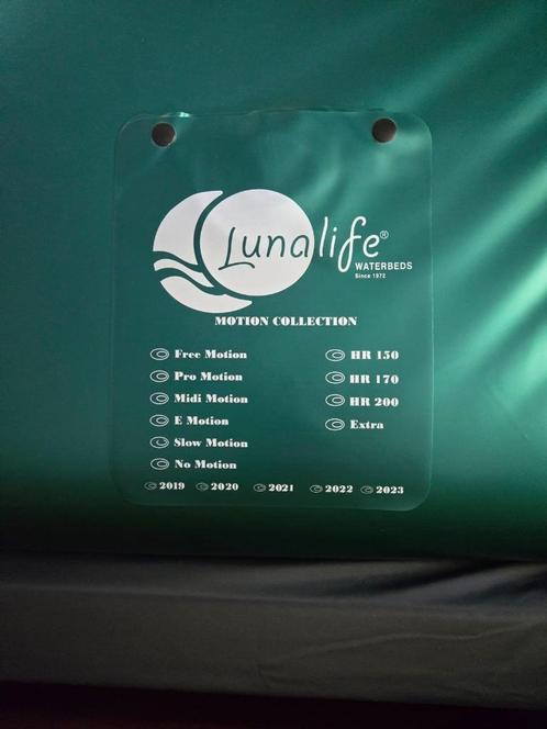Waterbed Luna Life 180x200, Huis en Inrichting, Slaapkamer | Bedden, Gebruikt, Tweepersoons, 180 cm, 200 cm, Overige materialen