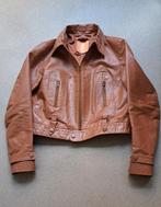 Cognackleurig vintage leren jack G-Star, maat L, G-STAR RAW, Ophalen of Verzenden, Zo goed als nieuw, Bruin