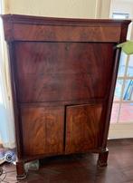 Antieke mahonie secretaire met interieur, Huis en Inrichting, Kasten | Secretaires, Ophalen, Gebruikt