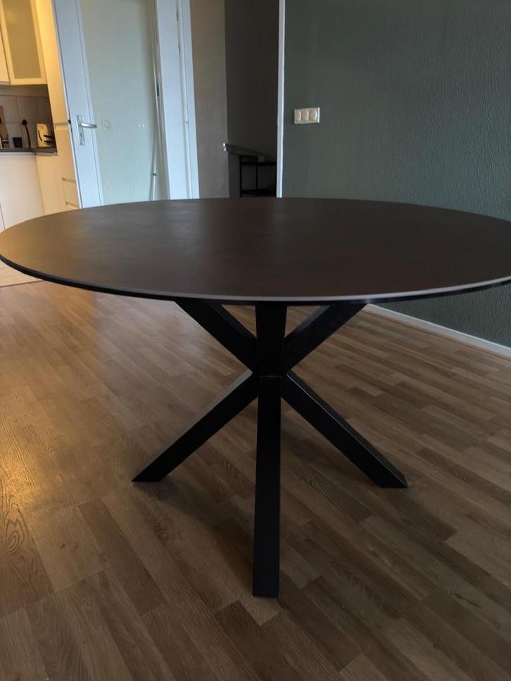 Bendt Ronde Eettafel 'Line' Keramiek - Zo Goed Als Nieuw, Huis en Inrichting, Tafels | Eettafels, Zo goed als nieuw, 100 tot 150 cm