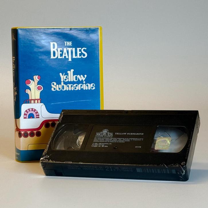 The Beatles, Yellow Submarine VHS, sealed tape, NL-uitgave, Cd's en Dvd's, VHS | Documentaire, Tv en Muziek, Zo goed als nieuw