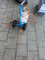 Gasbrander met karretje, Ophalen, Gebruikt