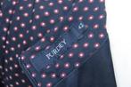 Jurk donkerblauw/ rood Purdey mt 42 travelstof Vast OPRUIM, Blauw, Maat 42/44 (L), Ophalen of Verzenden, Zo goed als nieuw